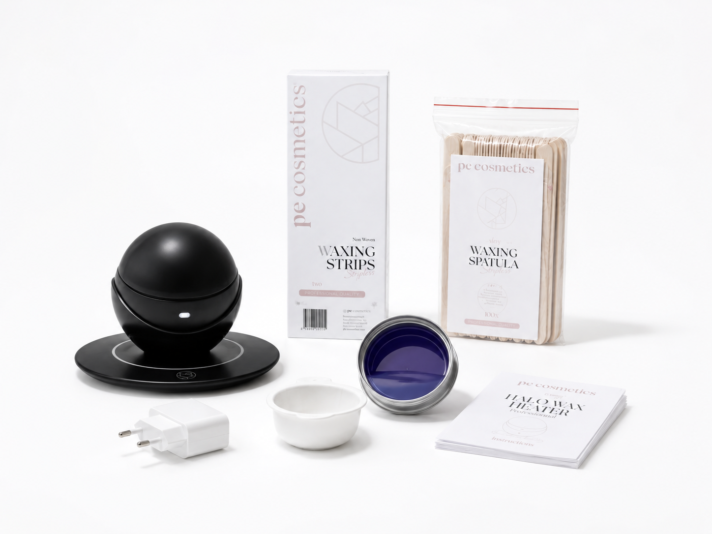 HALO Professional Wax Heater Starterkit | White & Black-2