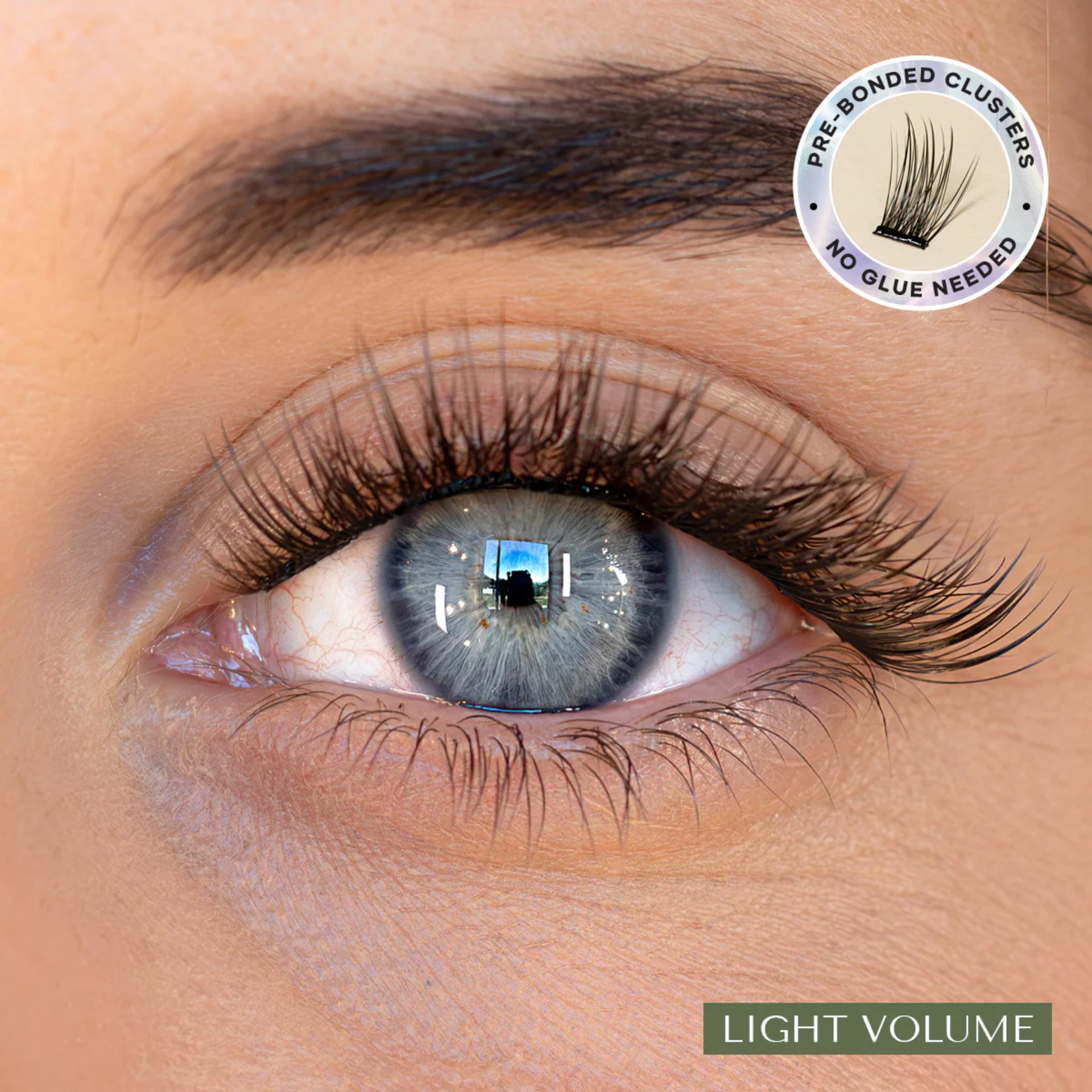 Ciglia Finte Pre-Incollate Whispy Medium - Da Applicare (Marrone)