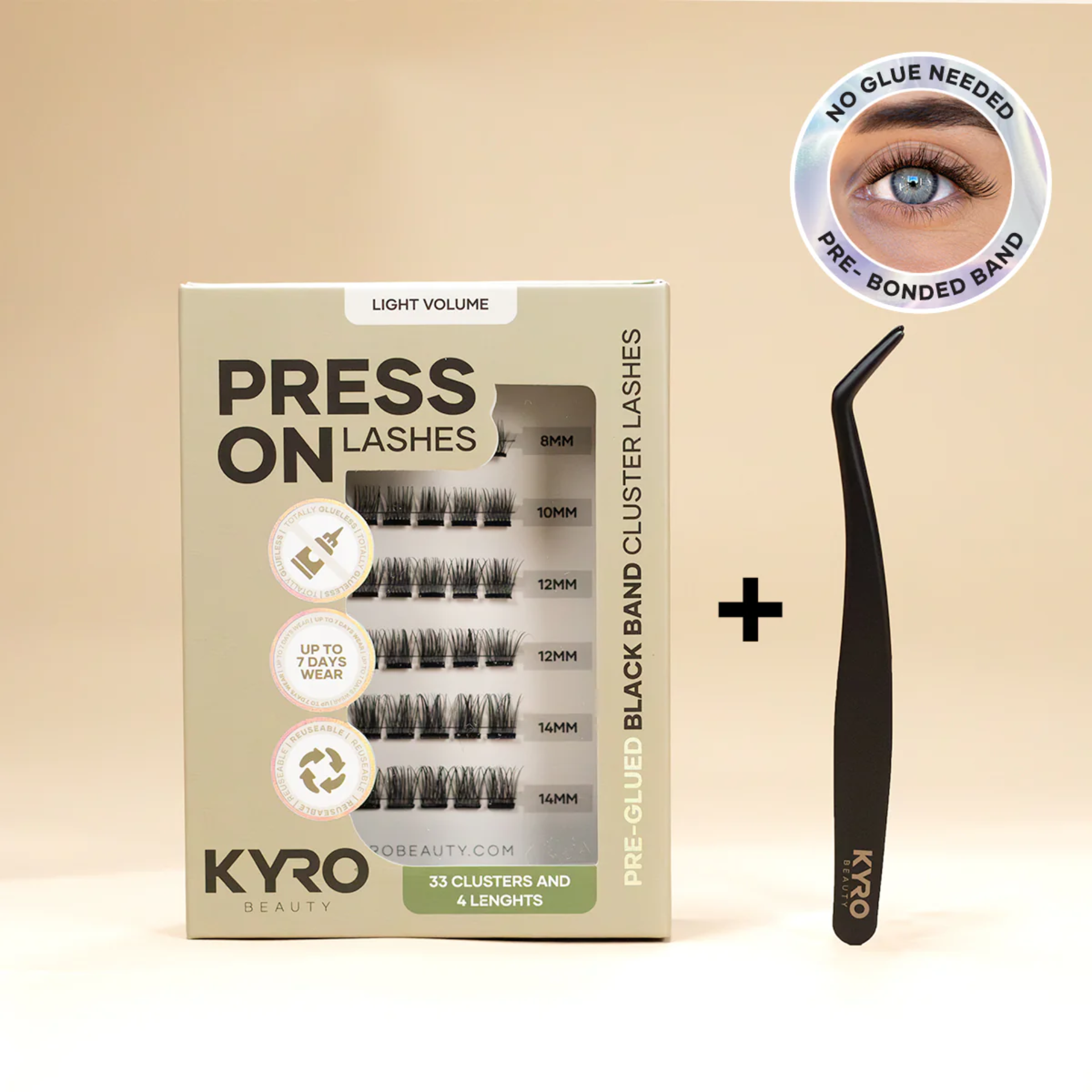 Starterkit Ciglia Finte Pre-Incollate Whispy Extreme - Ciglia Adesive